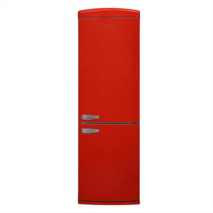 TECHLIFE - Frigorifero combinato TFCB373R Classe E 331lt-Rosso