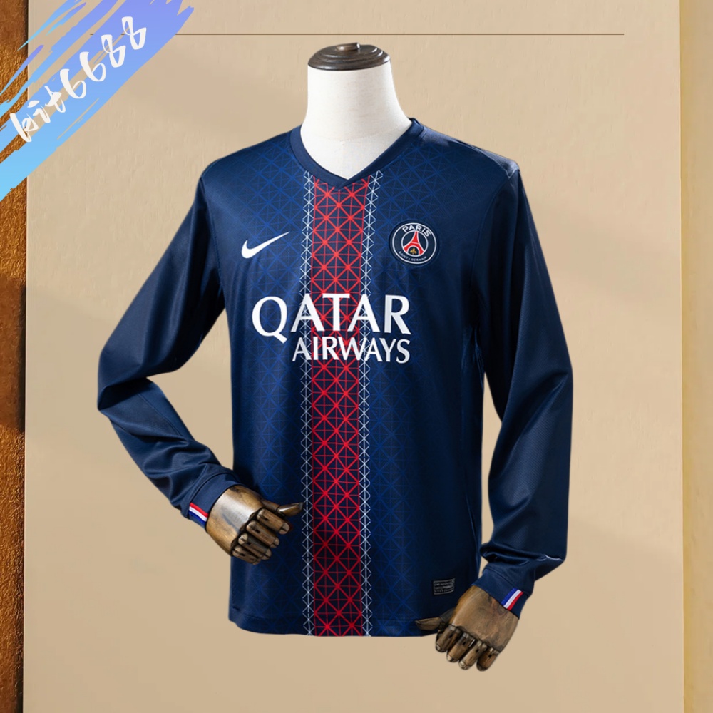 2025/2026 PSG Paris Saint-Germain home long sleeves Football Jersey (Fan Edition)