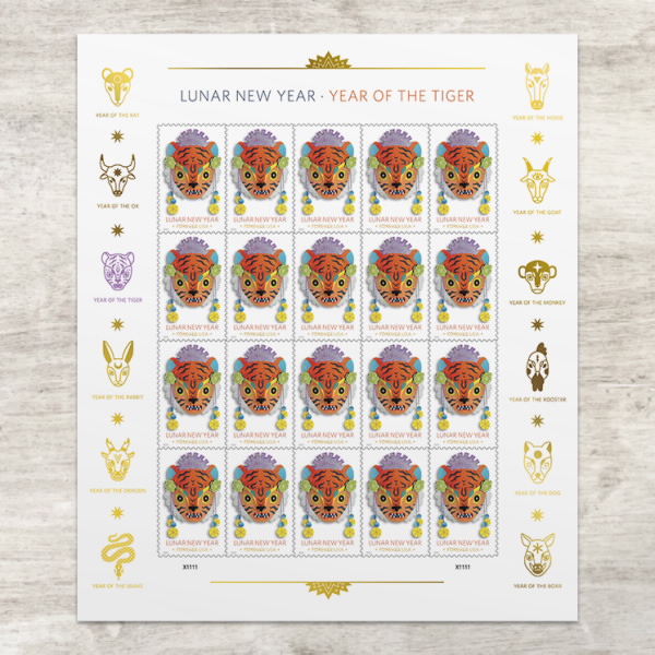 🎁[US Free Shipping]Lunar New Year: Year Of The Tiger -2022 - 100pcs