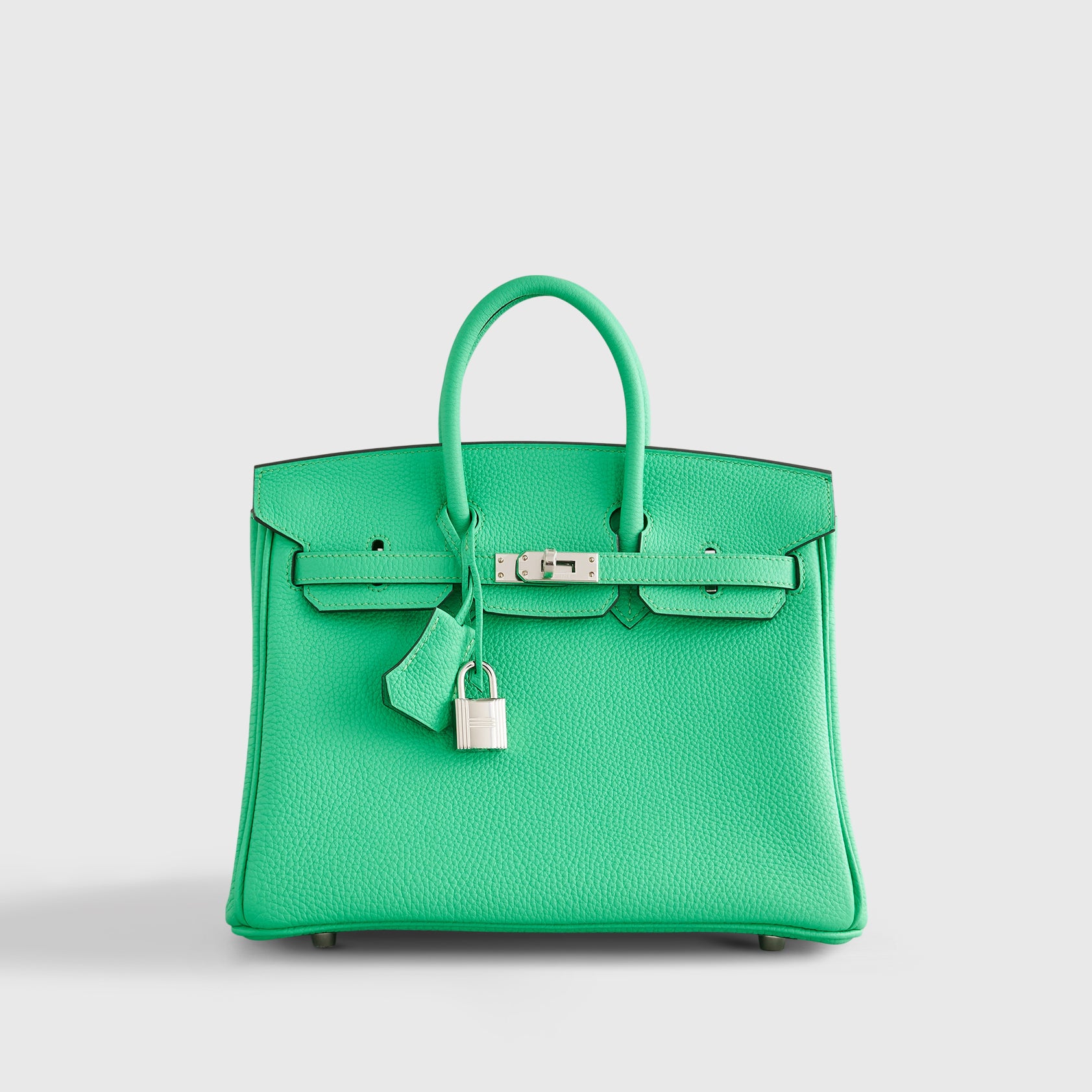 Hermès Birkin 25 Togo Vert Comics Palladium Hardware