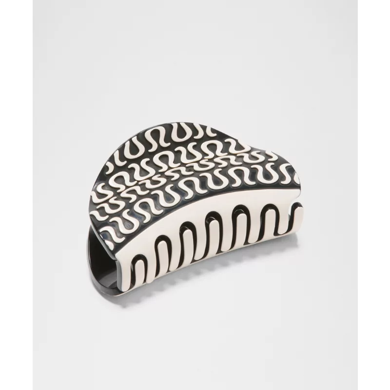 Small Logo-Embossed Claw Hair Clip