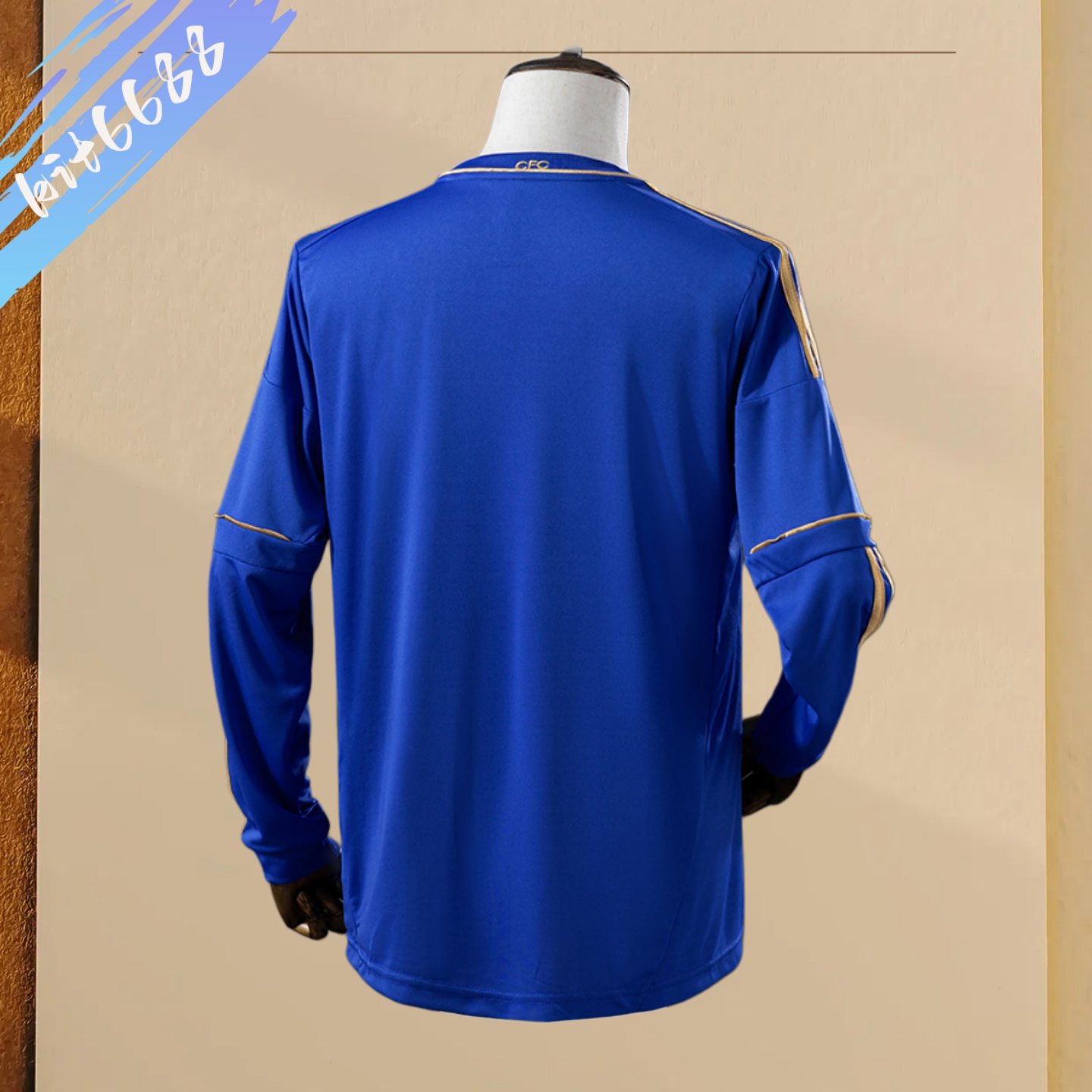 2012/2013 Chelsea Home Long Sleeve Retro Football Shirt (Fans)