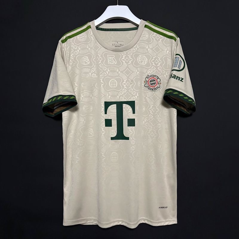Bayern Munich x Adidas Originals Oktoberfest 2024 Retro Jersey | White & Green Special Edition