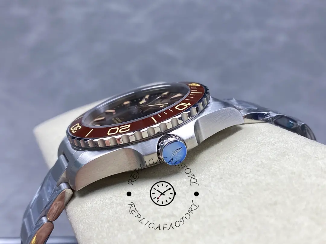 Longines 1:1 Clone HydroConquest GMT 41 Automatic L3.790.4.66.6 Brown Dial