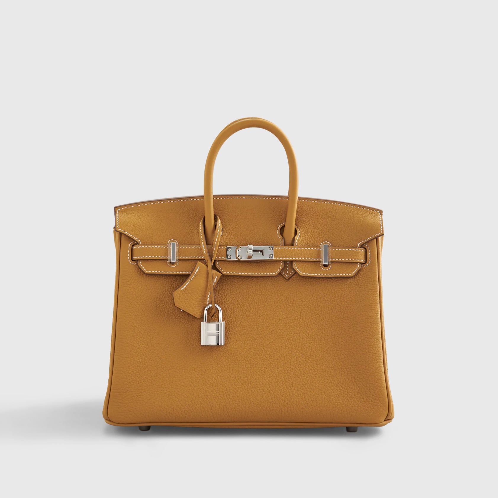 Hermès Birkin 25 Togo Natural Sable Palladium Hardware