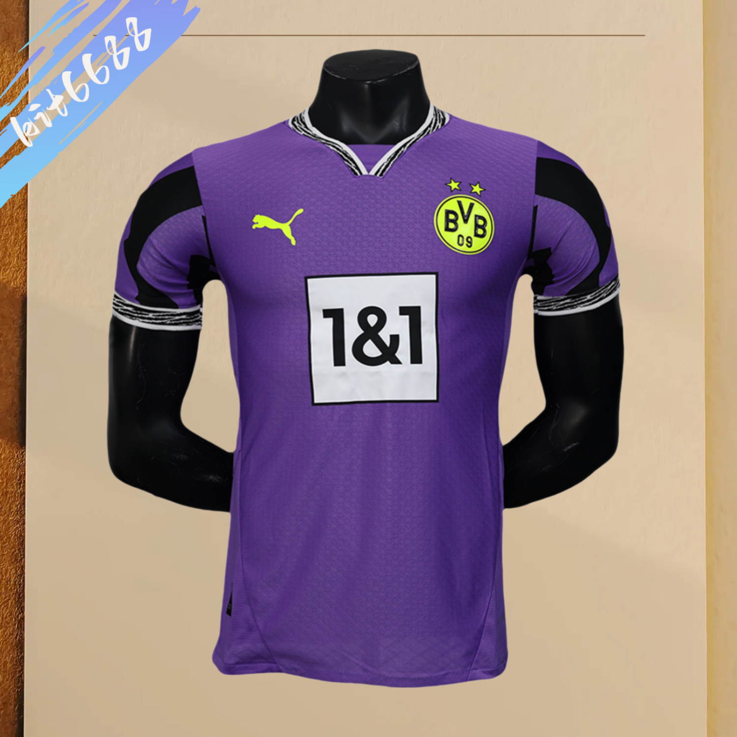 2025/2026 Dortmund Goalkeeper Purple Football Shirt (Player Edition)