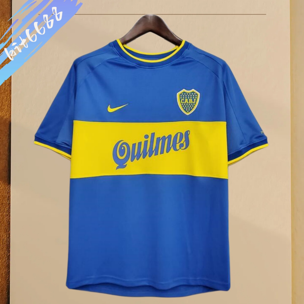 1999/2000 Boca Juniors Home Retro Football Shirt (Retro)