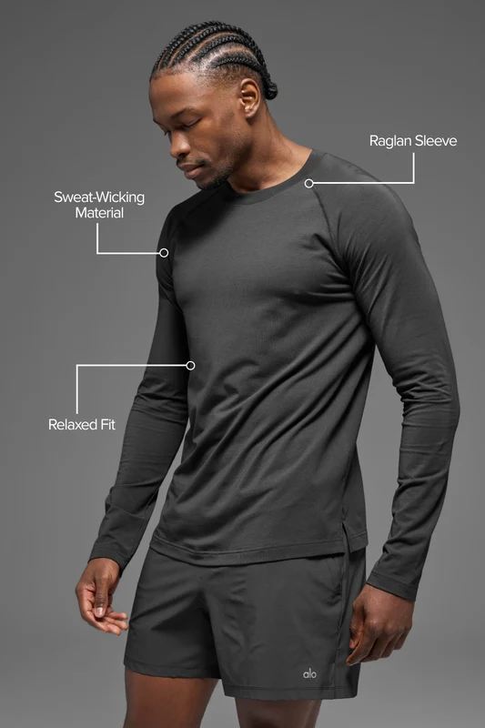 ALO Vapor Crewneck Long Sleeve
