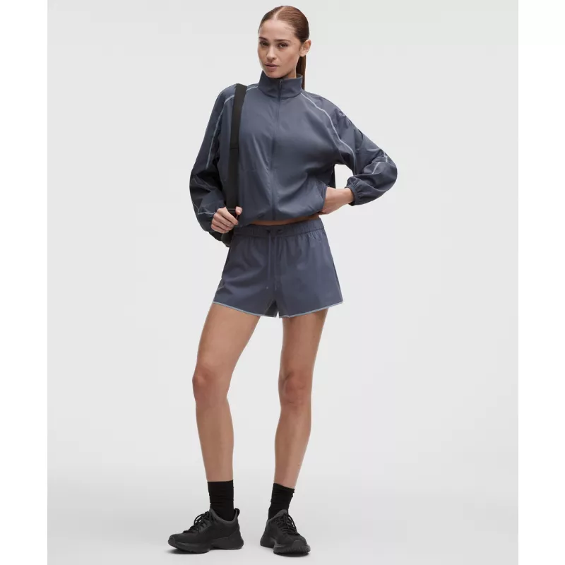 Two-Toned Mid-Rise Track Short 3
