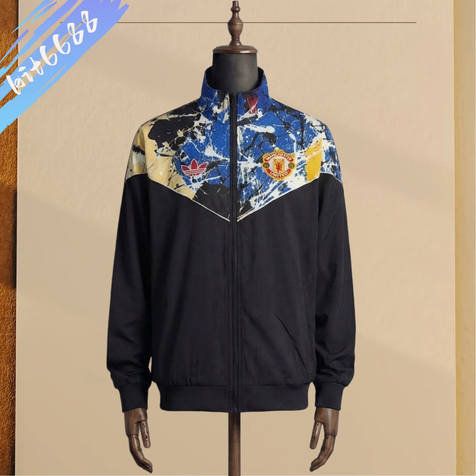 2627 Manchester United Rose Joint Edition Windbreaker