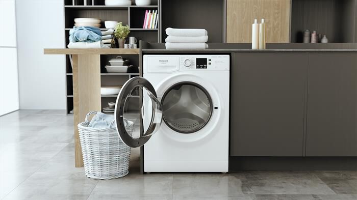 HOTPOINT ARISTON - Lavatrice ACTIVE 40 EU NR6410F WW IT 10 Kg - A-Bianco