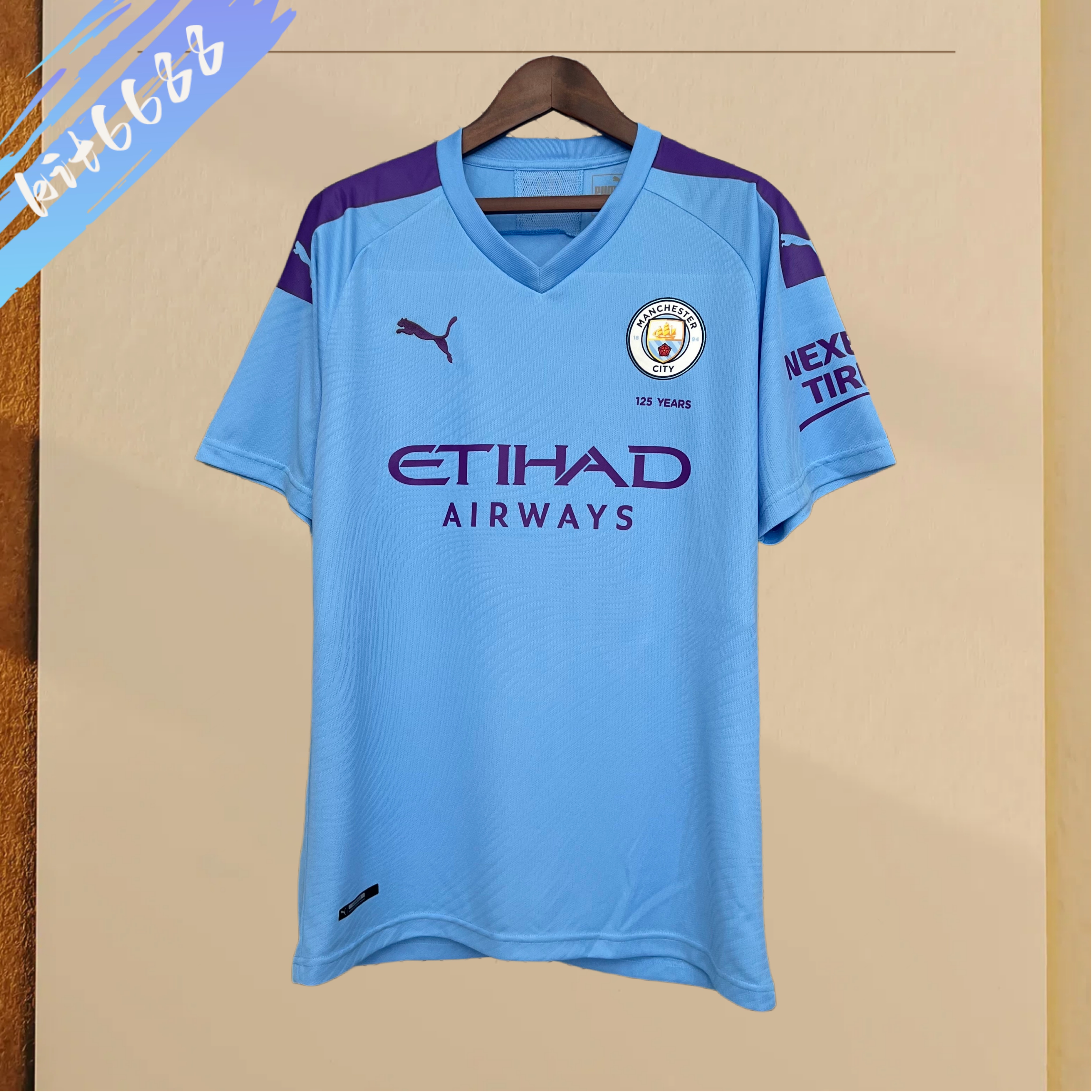 19/20 Manchester City Home Retro Football Shirt