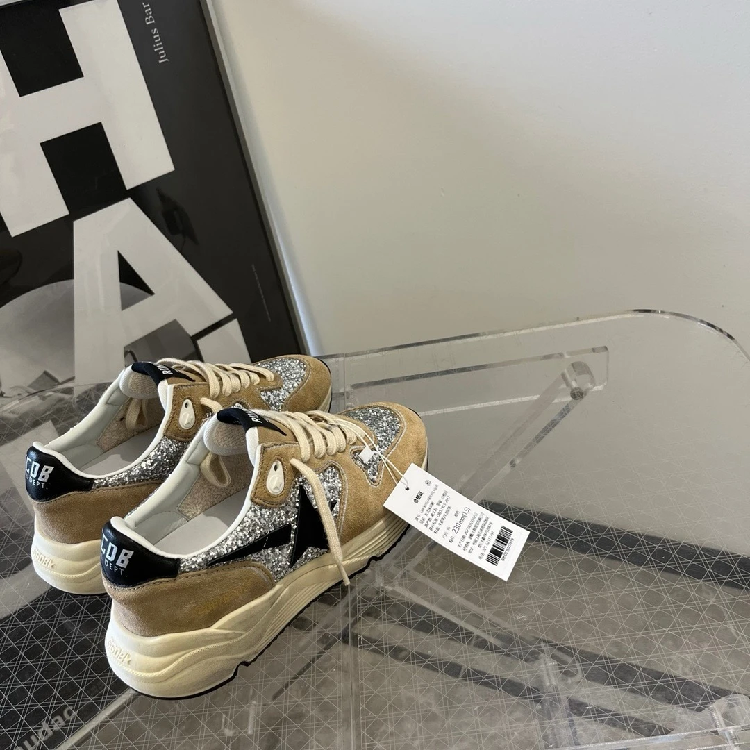 Golden Goose Running Sole Genuine Leather Running Shoes