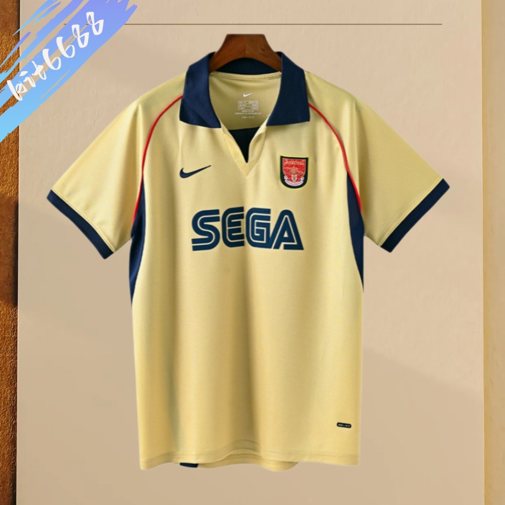 2001-2002 Arsenal Away Retro Football Shirt