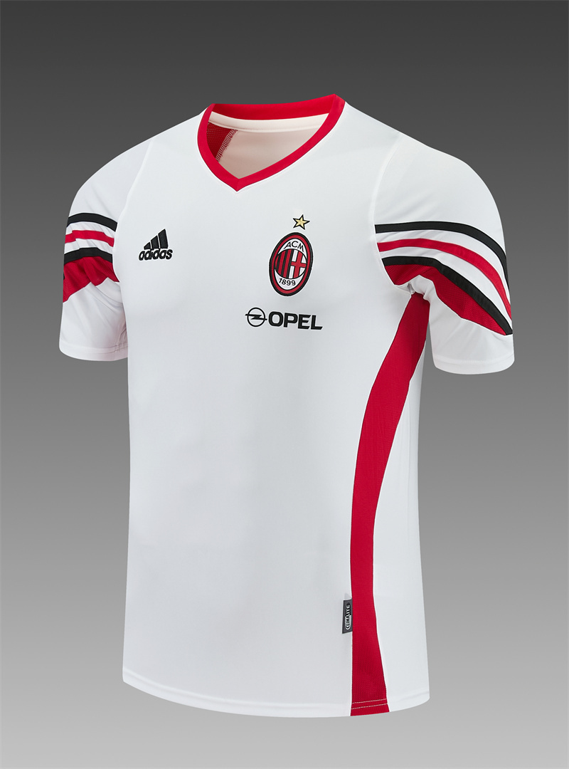 03/04 AC Milan retro training suit short sleeved football shirt