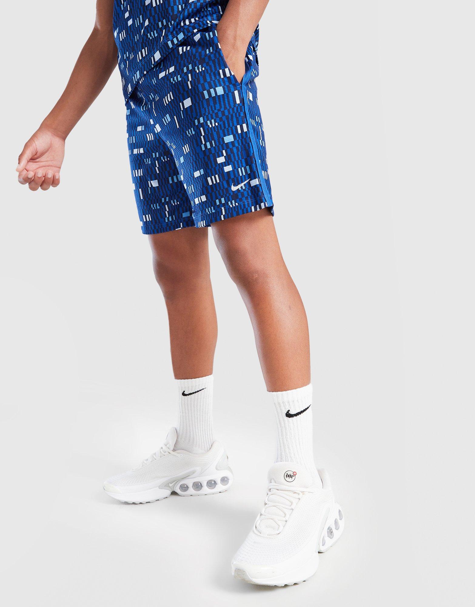 Nike Dri-FIT Geometric All Over Print Shorts Kinder