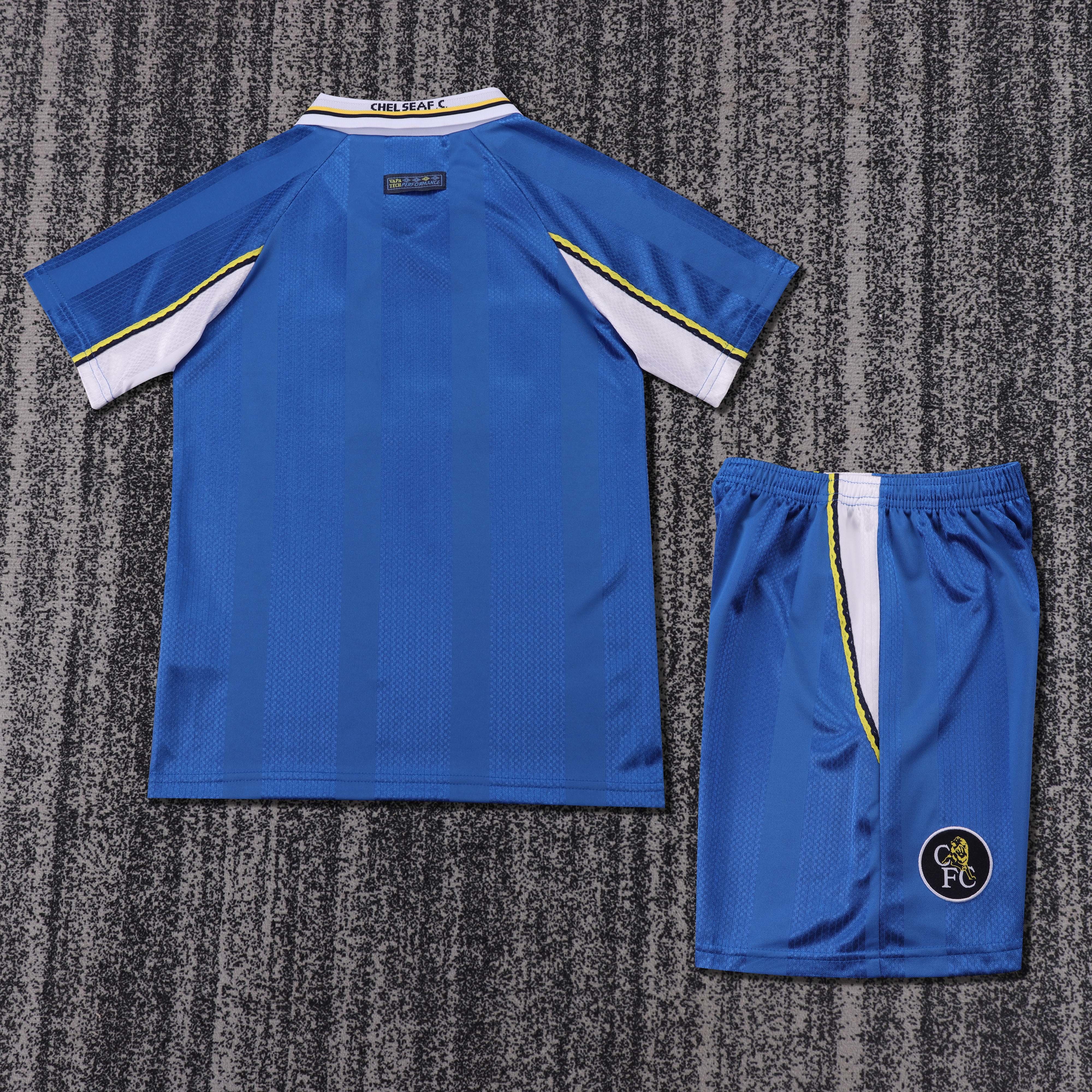 1997/1999 Chelsea Retro home  Football Shirt (Kids Kit)