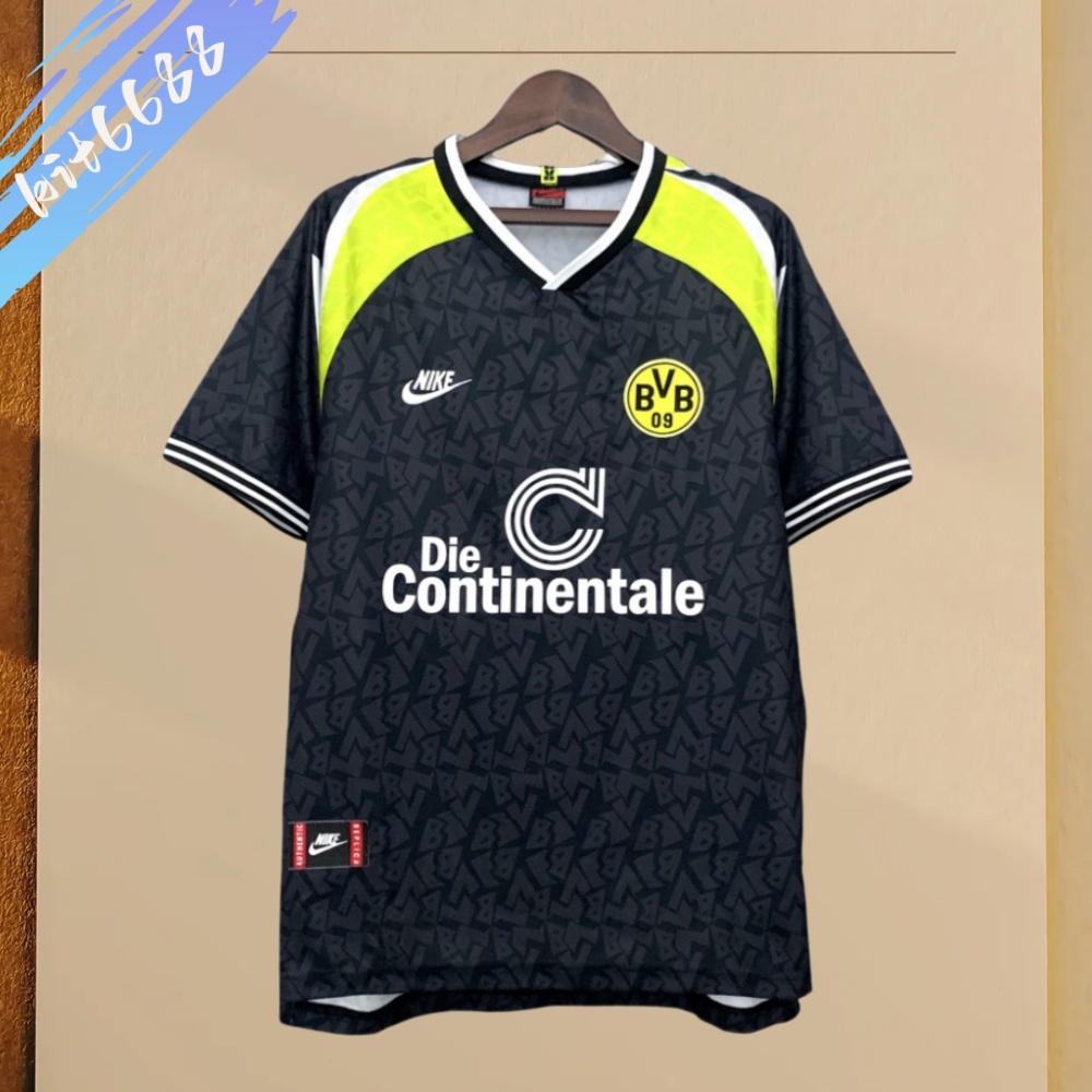 1995/1996 Dortmund Away Retro Football Shirt