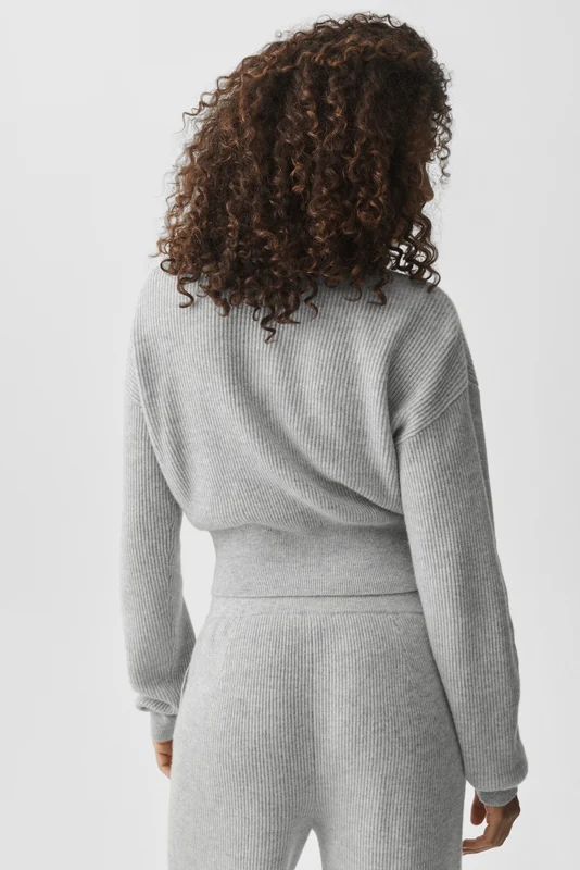 Cashmere Wool Harmony Full Zip Jacket