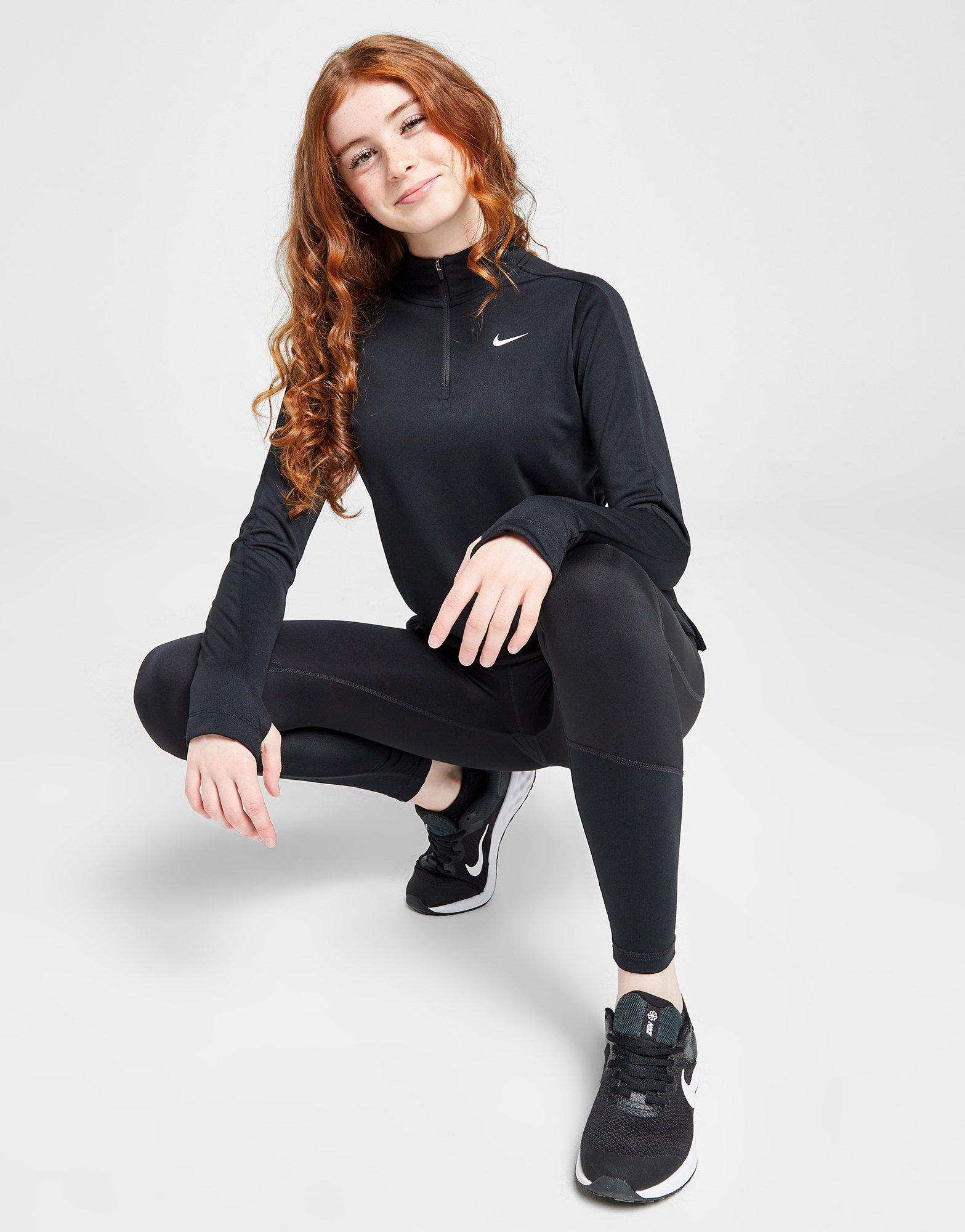 Nike Girls' Fitness Long Sleeve 1/2 Zip Top Junior