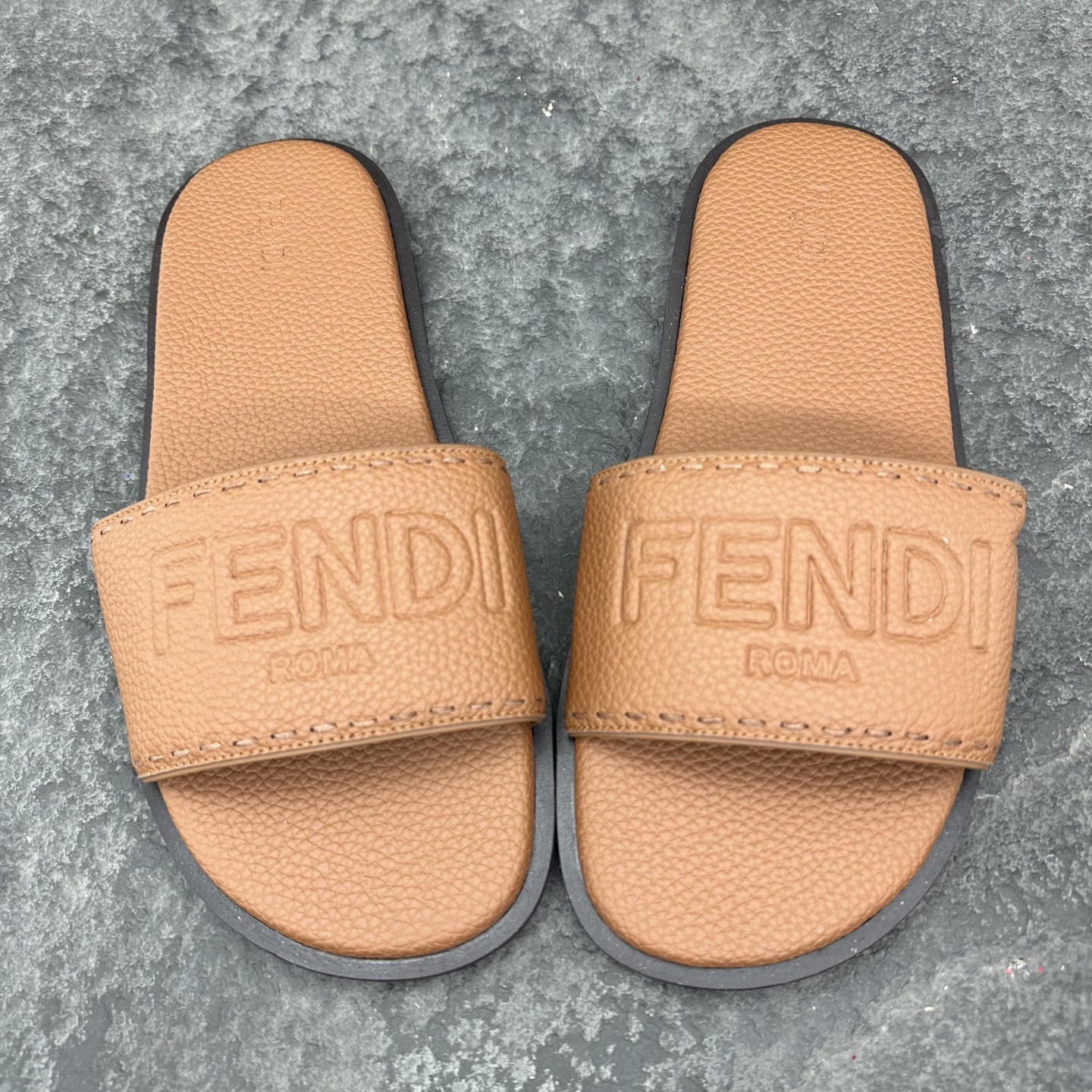 Fendi Diagonal Sandals & Slippers Men Size 39-46