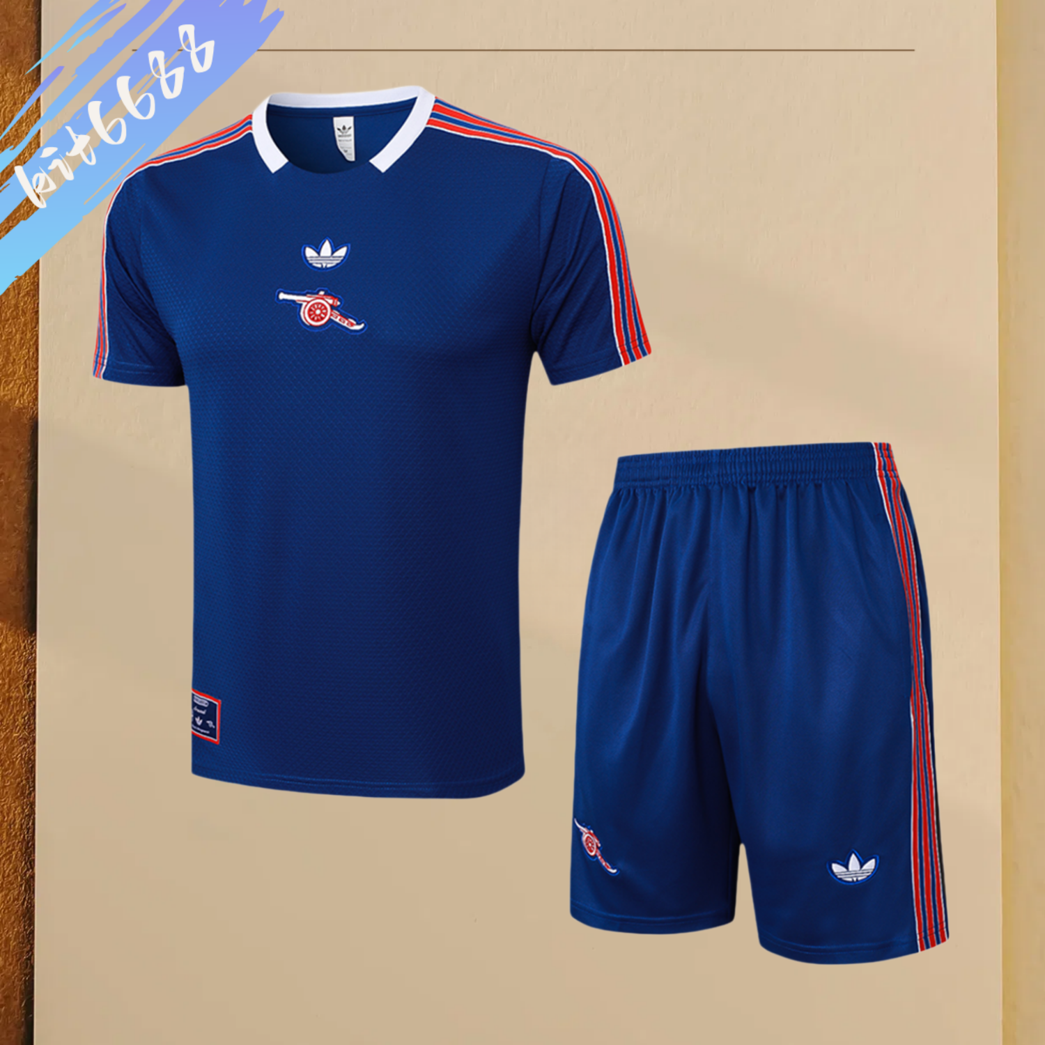 2025/2026 Arsenal Dark Blue Adult Short Sleeve Training Wear (Adult Kit)