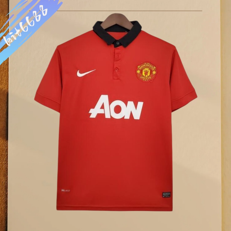 13/14 Manchester United home retro football jersey