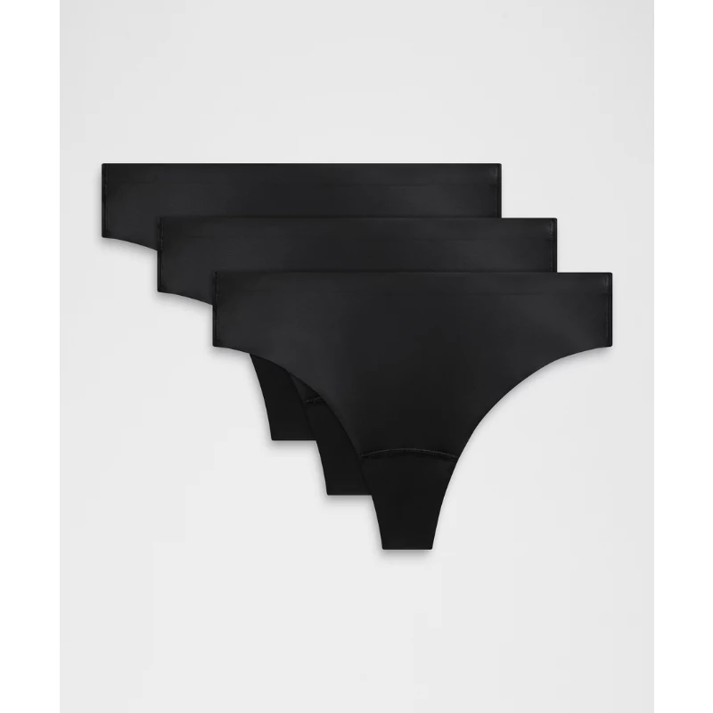 Nulu Added Absorbency Extra-High-Rise Thong Underwear 3 Pack