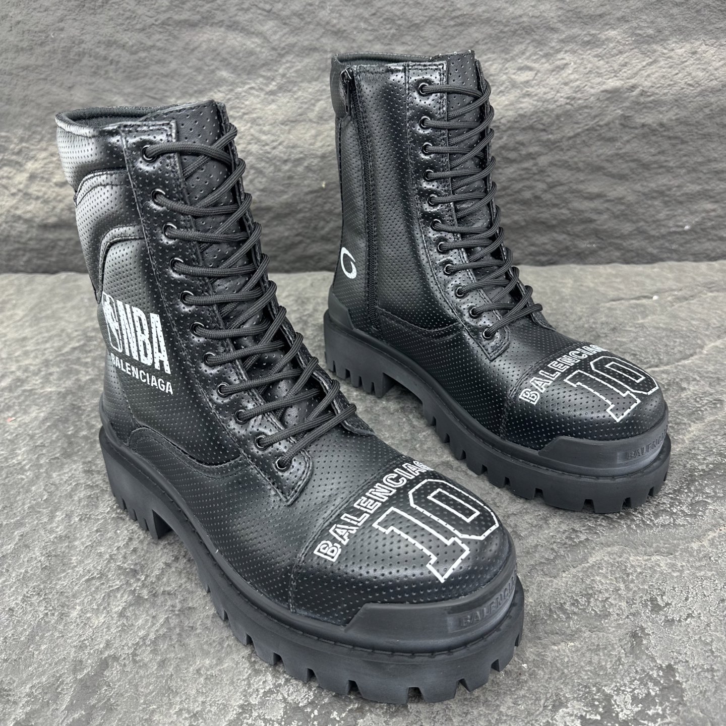 Balenciaga NBA Combat Strike Men Boots Unisex Size 40-46