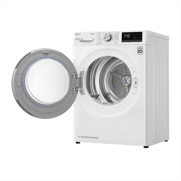 LG - Asciugatrice RH80V9AVHN 8Kg Classe C-Bianco