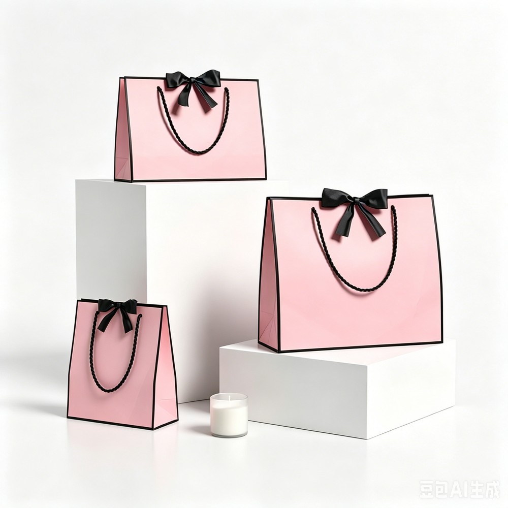 Custom Luxury Gift Bag, High End Thick White Card Shopping Bag, Premium Business Gift Packaging Bag, Custom Corporate Paper Bag For Brand Wholesale