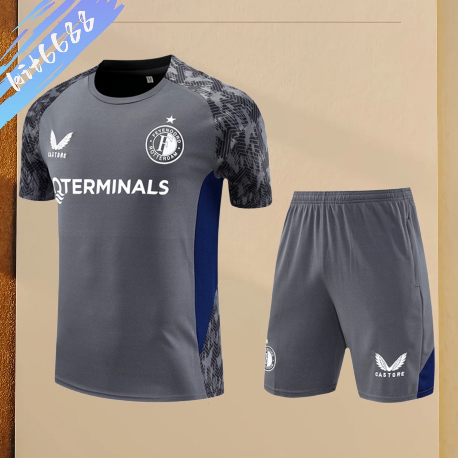 2025/2026 Feyenoord Short Sleeve Training Kit (Adult Kit)