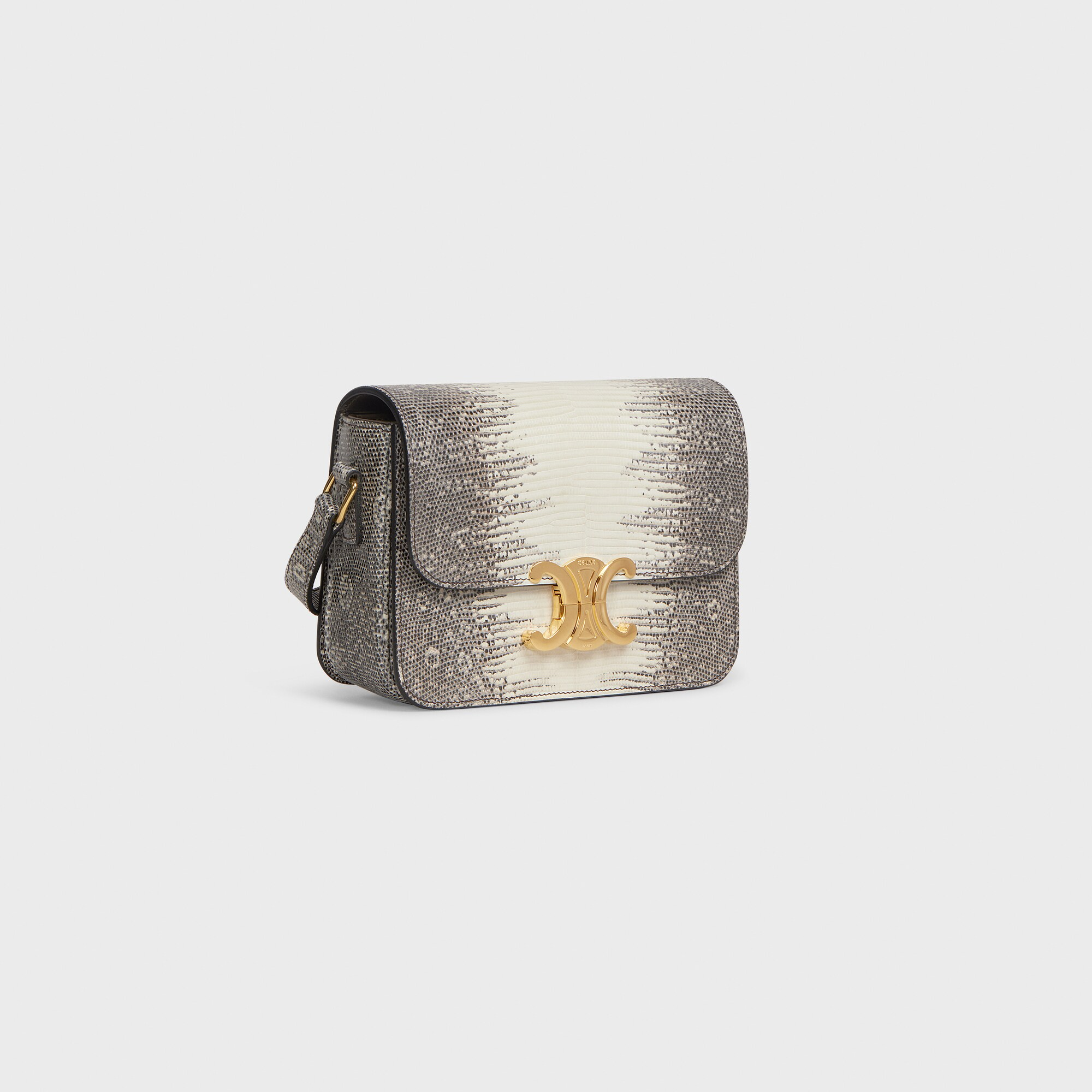 TEEN TRIOMPHE BAG IN Lizard NATURAL