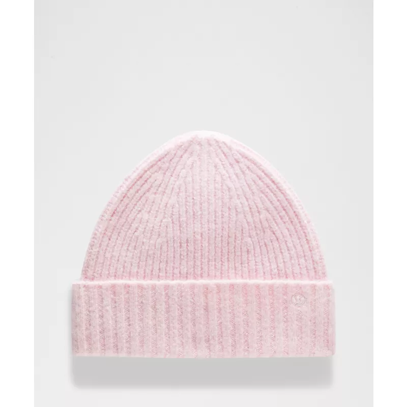 Ribbed-Knit Wide-Cuff Beanie