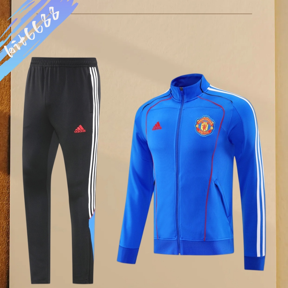 25/26 Manchester United Full Zipper Training Suit (Adult Set)