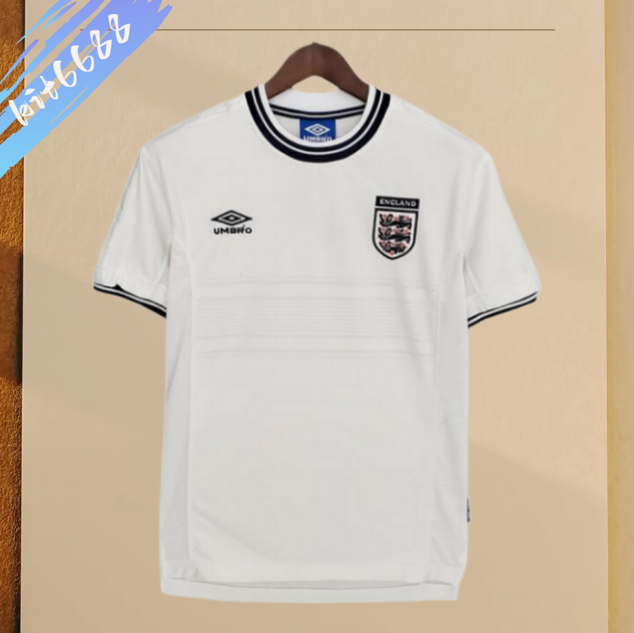 2000  England home  Retro Football Soccer jerseys