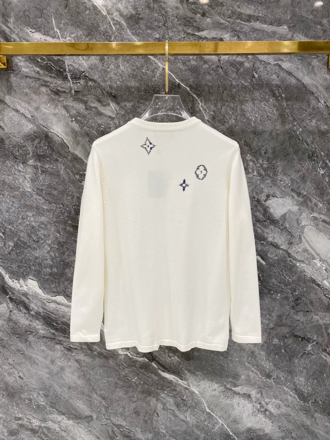 Louis Vuitton gestrickt 25FW Logo Weiß Sweatshirts NR034179