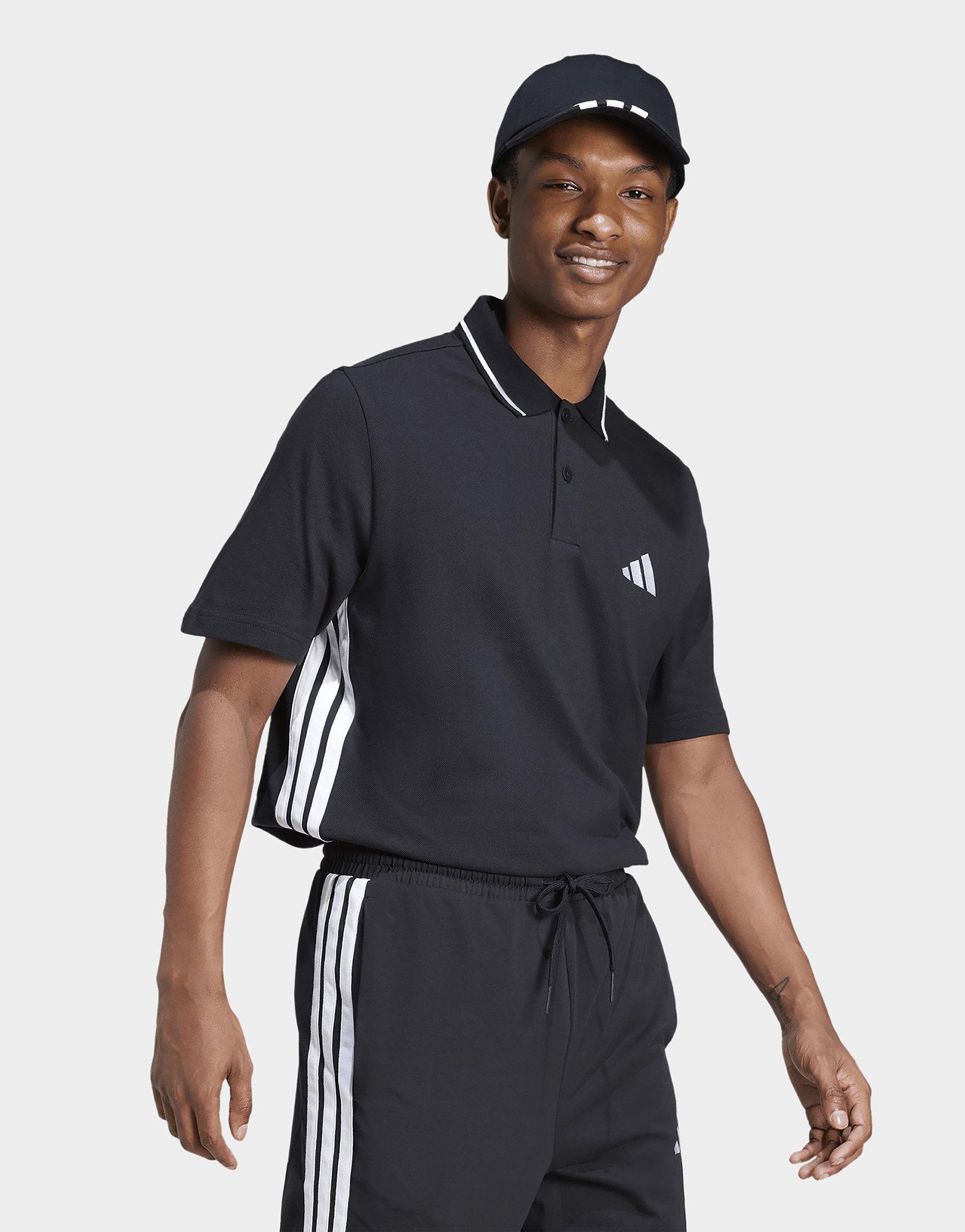 adidas Essentials 3-Streifen Piqué Poloshirt