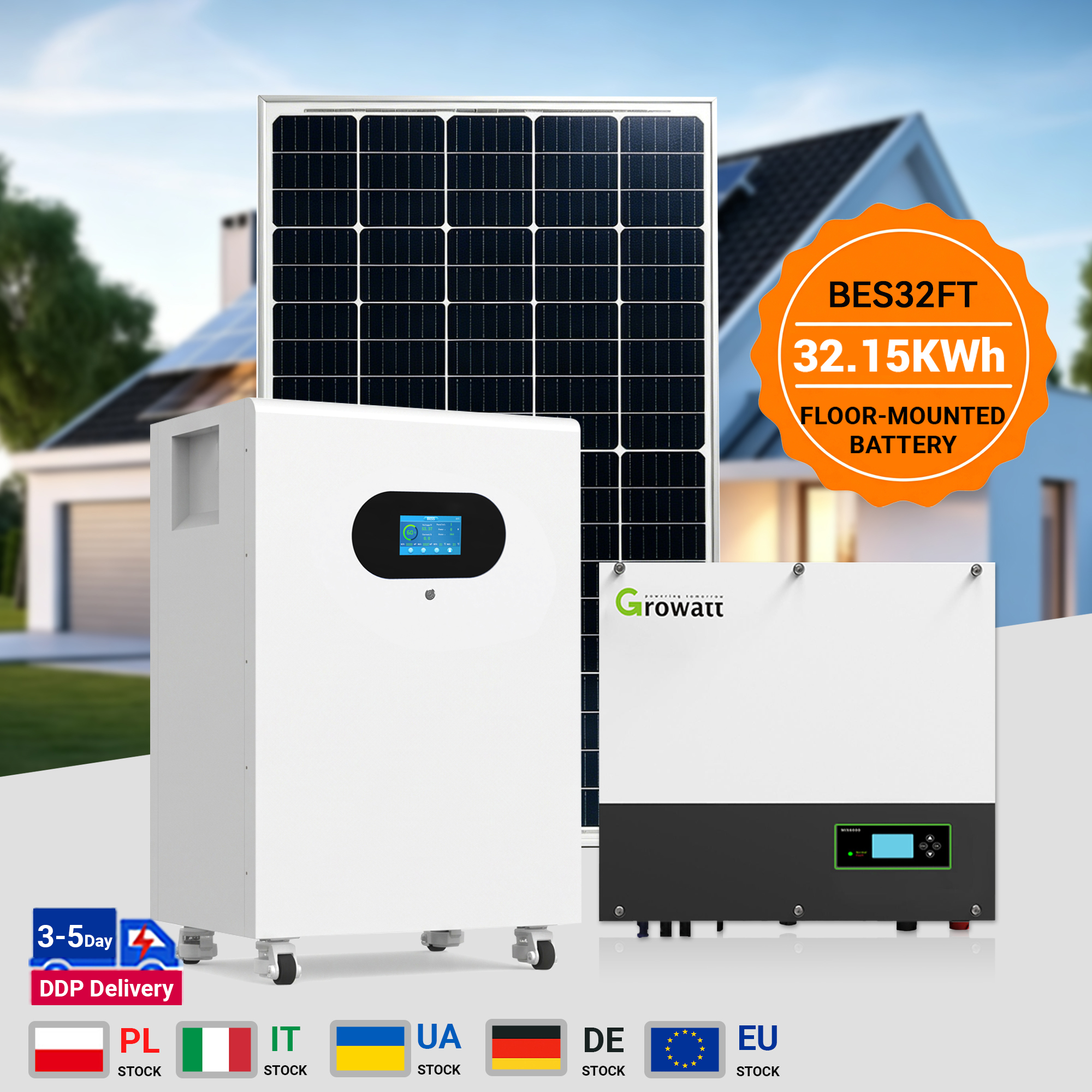 51.2V 628Ah 32.15KWH Floor standing Battery