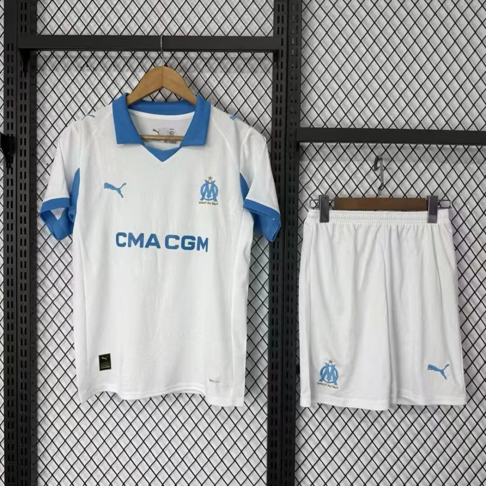 Marseille 25 26 home short sleeved suit