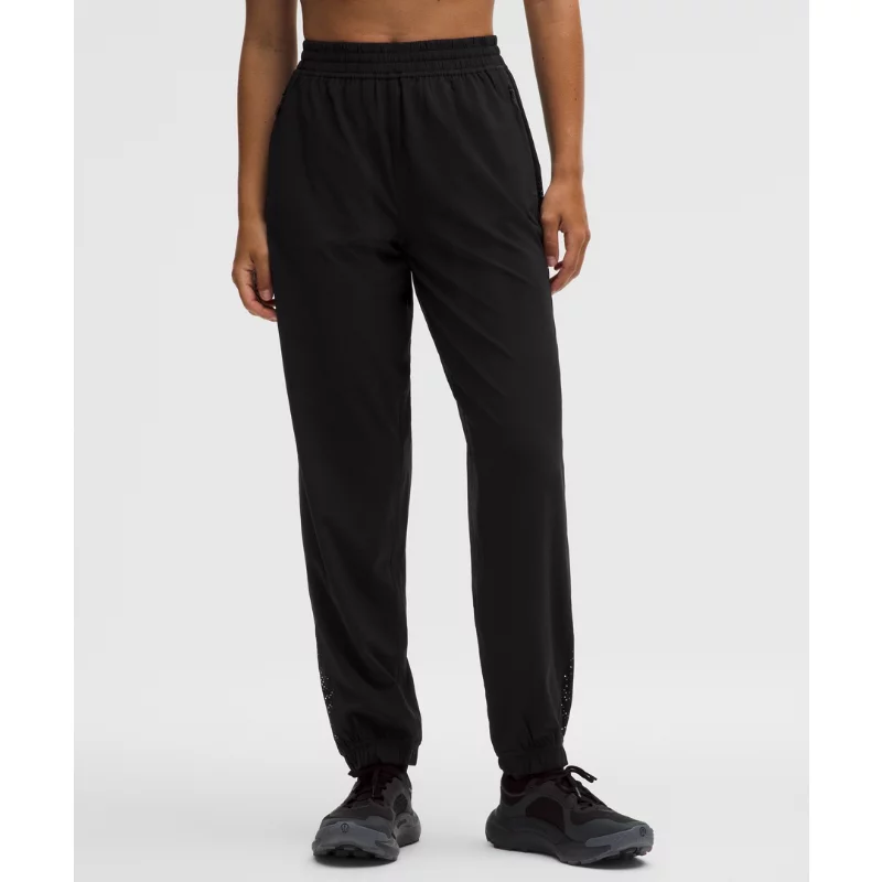 Adapted State Mid-Rise Jogger Perforated Stripe