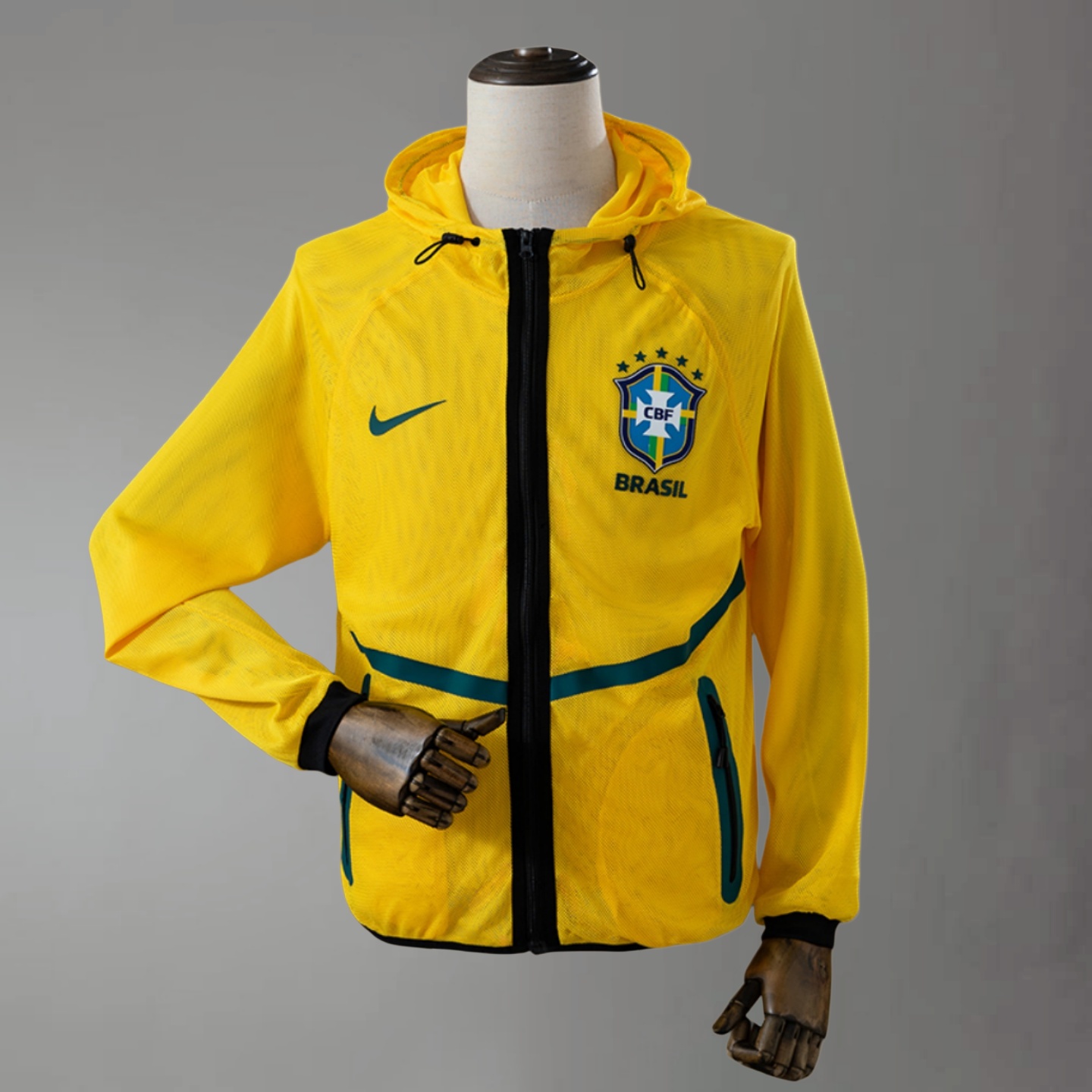2026 Brazil Men's Football Anthem Jacket - Yellow