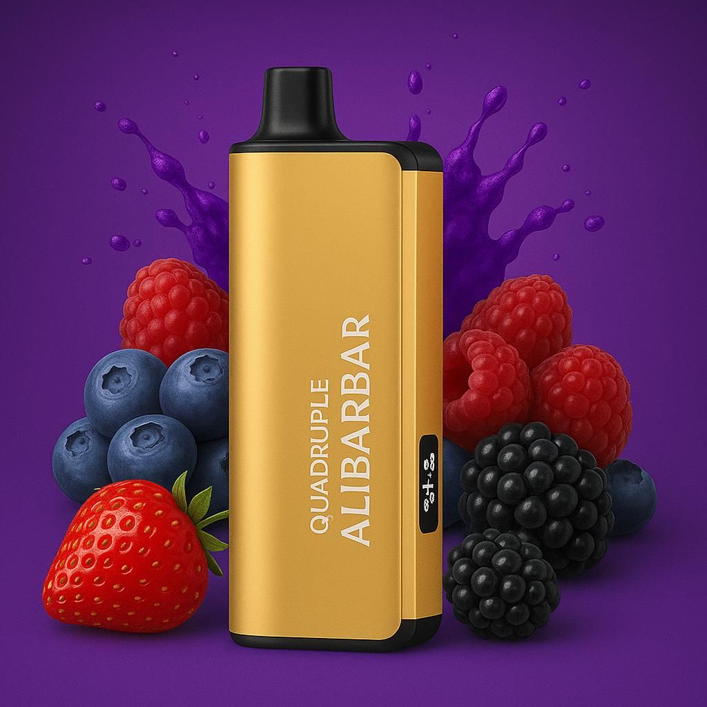 ALIBARBAR NIGOT 9000 Puffs - quadruple berry Ice【3-7 days】