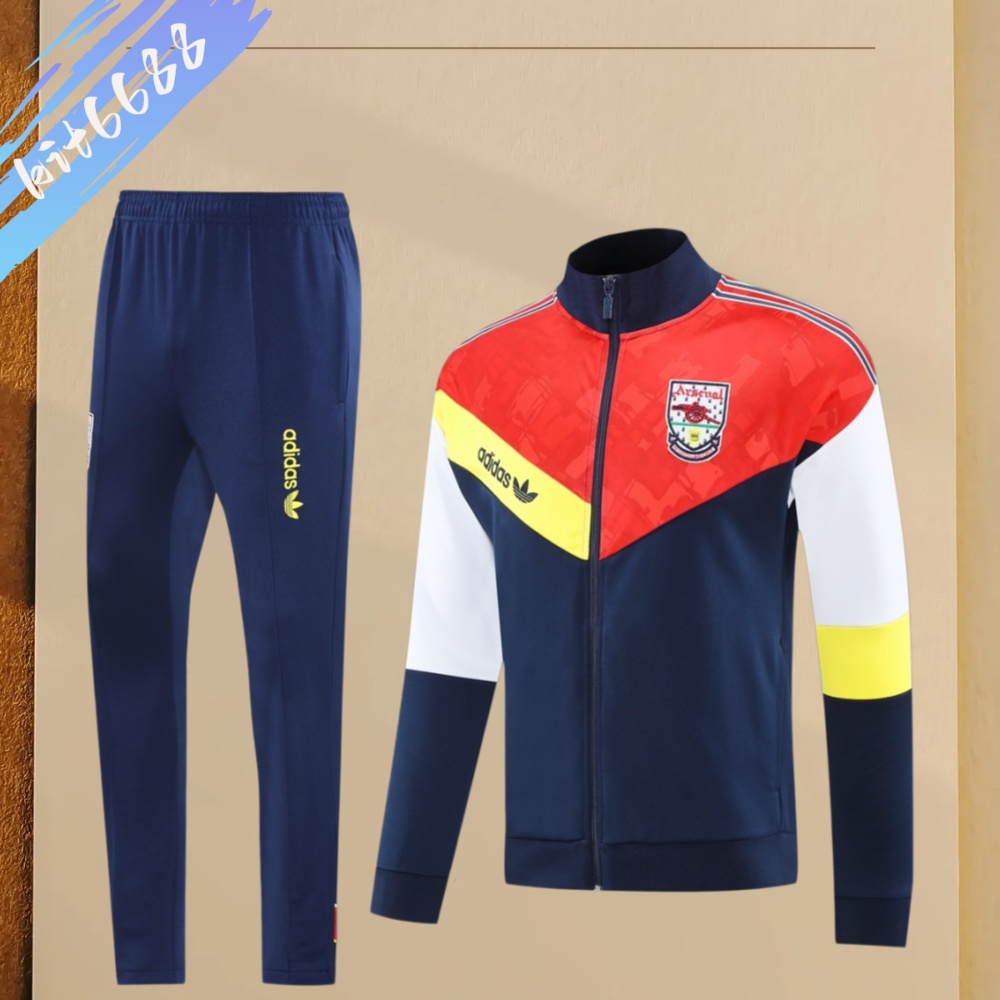 25/26 Arsenal Full Zipper Training Suit (Adult Set)