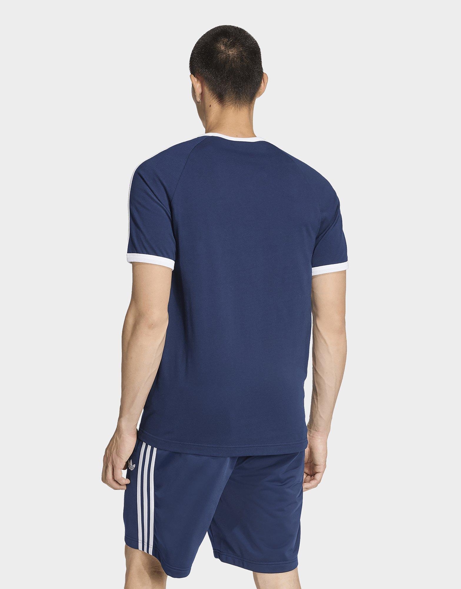 adidas 3-Streifen Ringer T-Shirt, schmal geschnitten