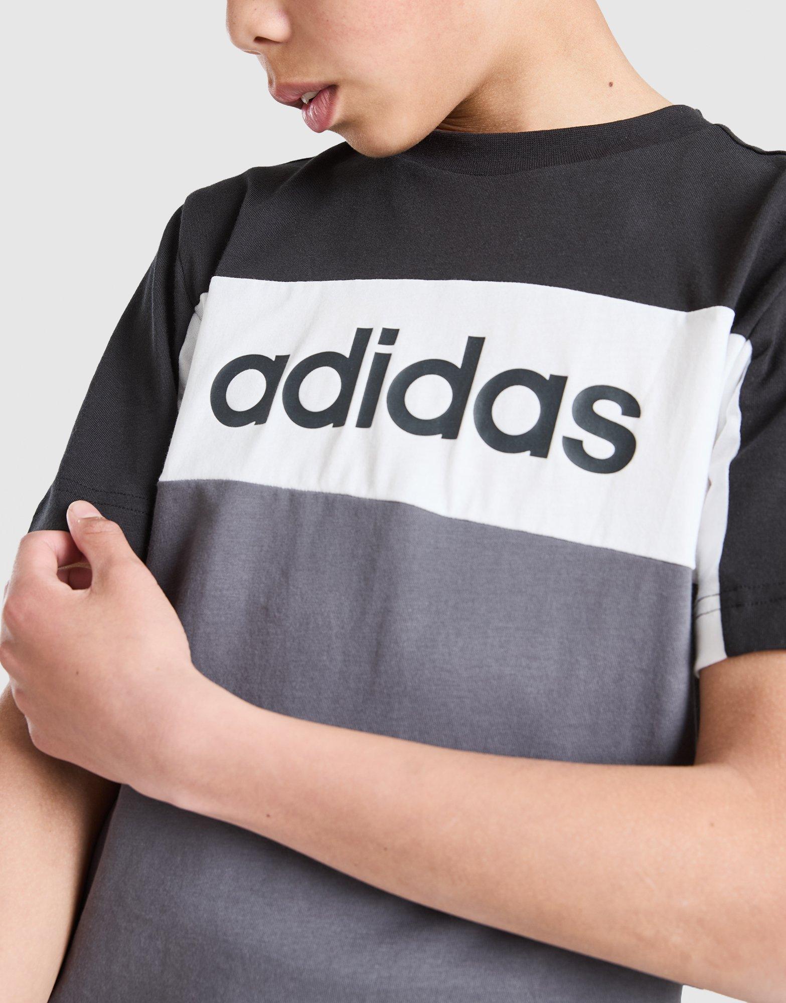 adidas Colour Block T-Shirt Junior