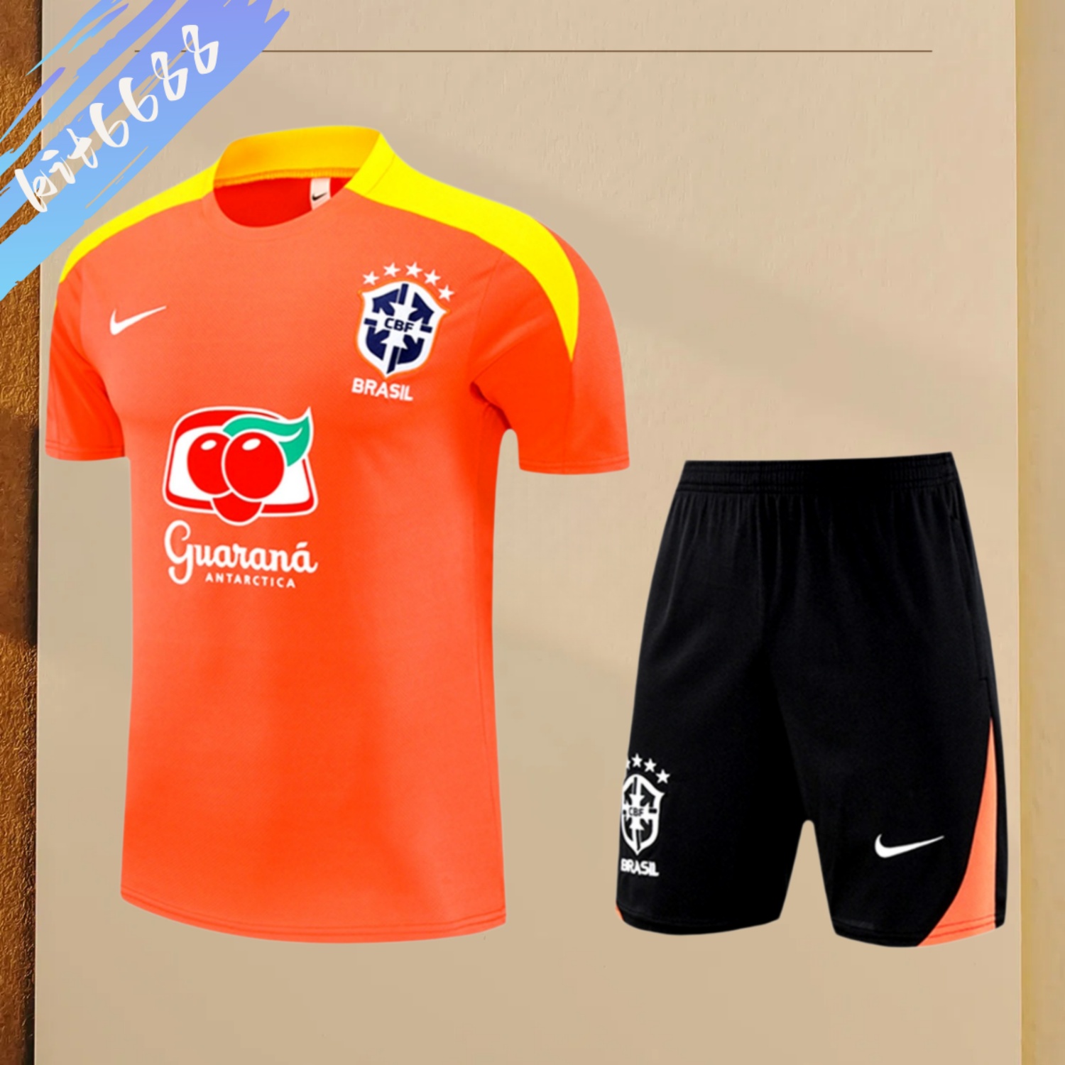 2025/2026 Brazil Short Sleeve Training Kit (Adult Kit)