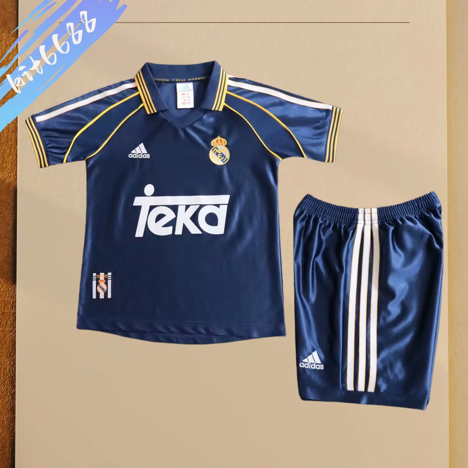 1998/2000 Real Madrid  Third Away Retro Kids Set
