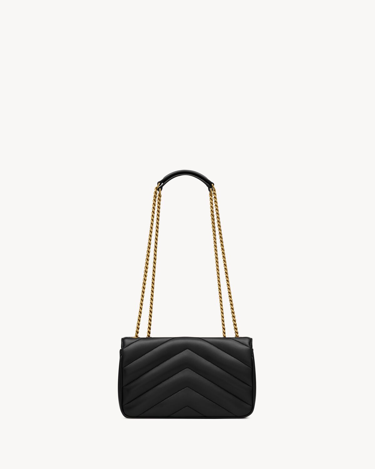loulou small in matelassé lambskin NOIR