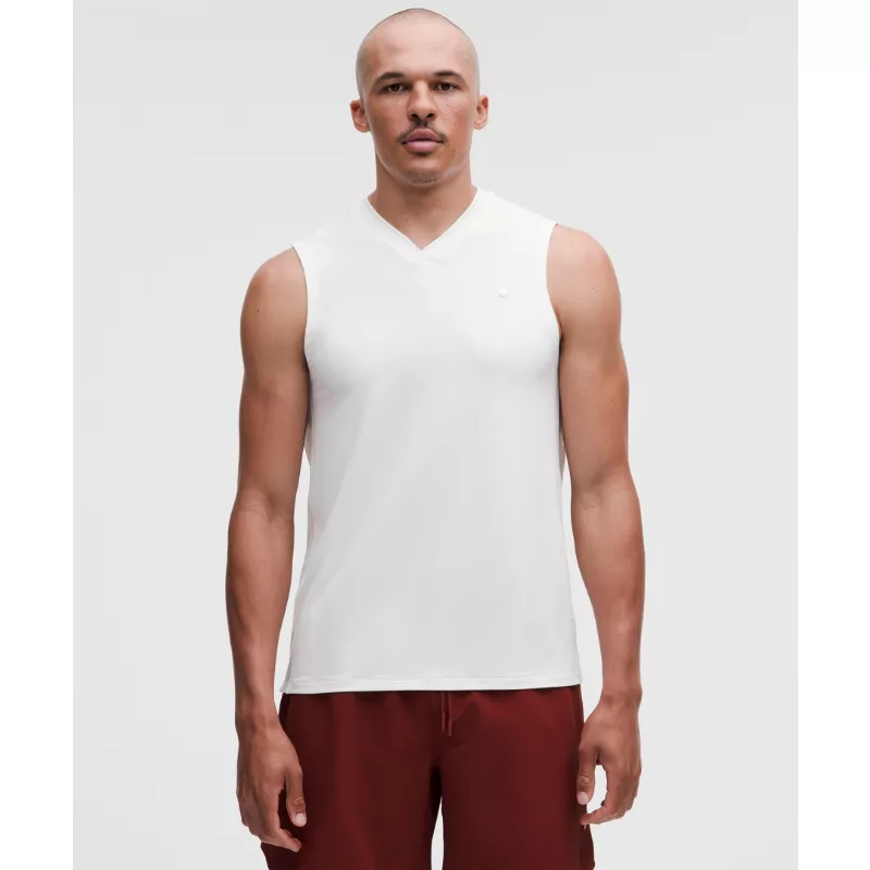 Mesh-Panelled Tennis Sleeveless Shirt